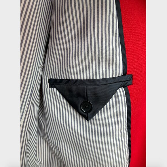 J. Crew Red Parke Wool Blazer - Size 4 - Picture 6 of 11